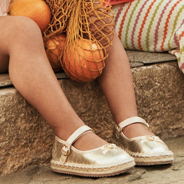 Mayoral Παιδικές Μπαλαρίνες Χρυσό 25-41642-084