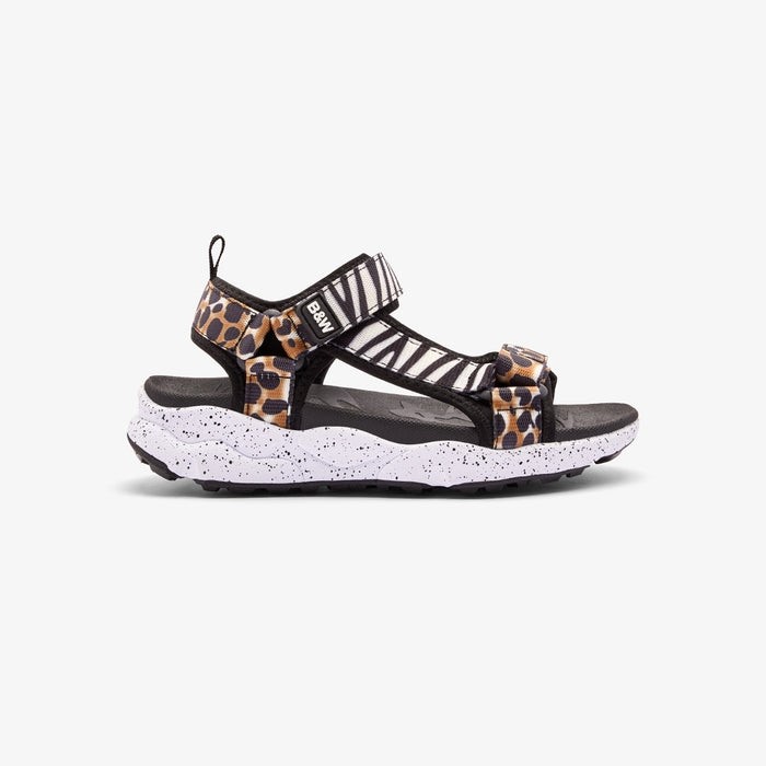 B&W παιδικά αθλητικά σανδάλια για κορίτσι Animal Print BJSH360002