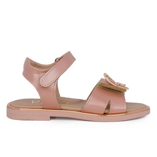Ricco Παιδικά Δερμάτινα πέδιλα για κορίτσι Μπρονζέ 30274