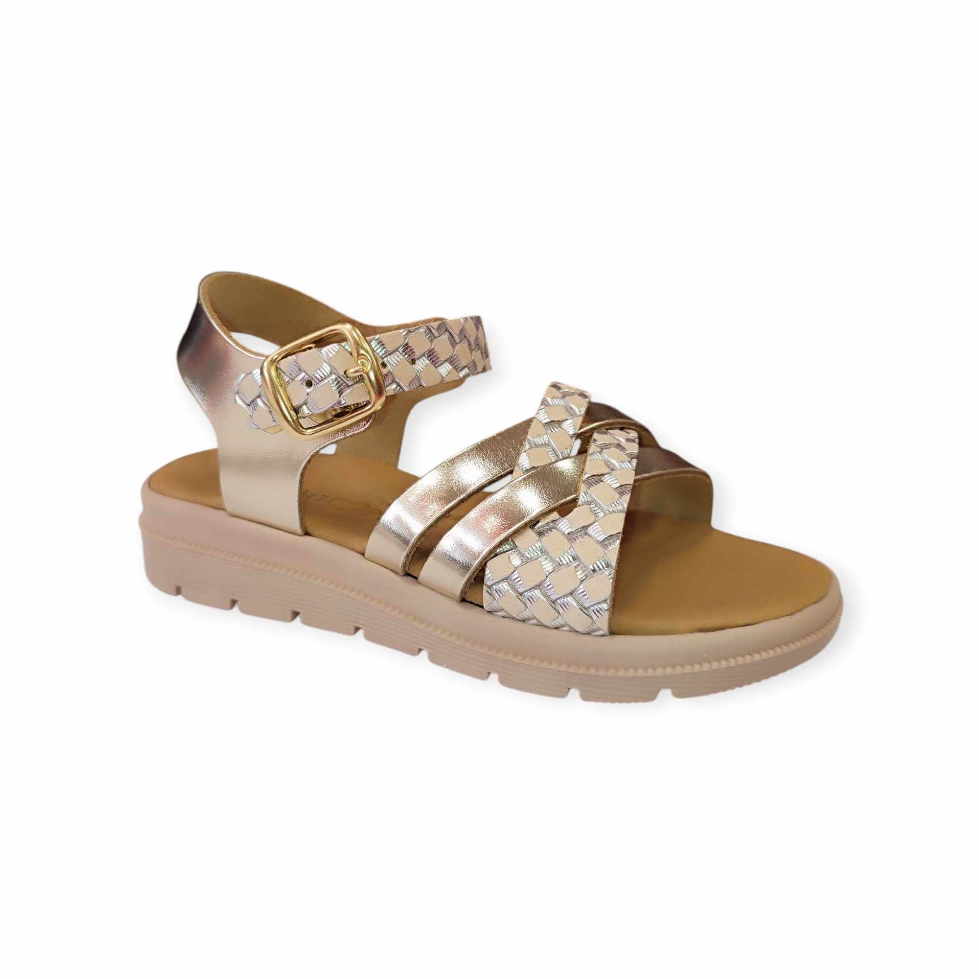 Primi Passi Παιδικά Δερμάτινα πέδιλα για κορίτσι Χρυσό 4958