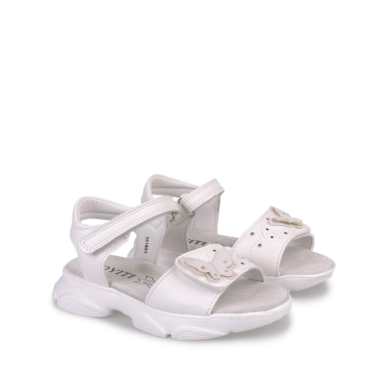 Τουίτι Παιδικά πέδιλα με πεταλούδα για κορίτσι Λευκό 351851