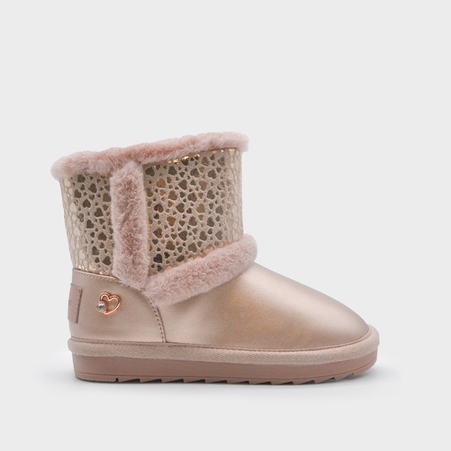 Mayoral Παιδικά Μποτάκια με γούνα Ροζ 46575-072