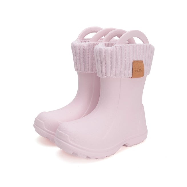 DDStep Ελαφριές Παιδικές γαλότσες με επένδυση Ροζ I106-42443