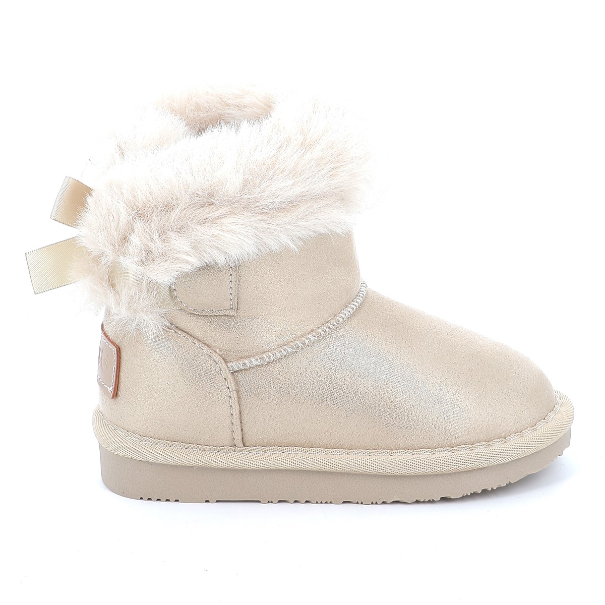 Conguitos Παιδικά αδιάβροχα μποτάκια με Γούνα Χρυσό OSSH140123