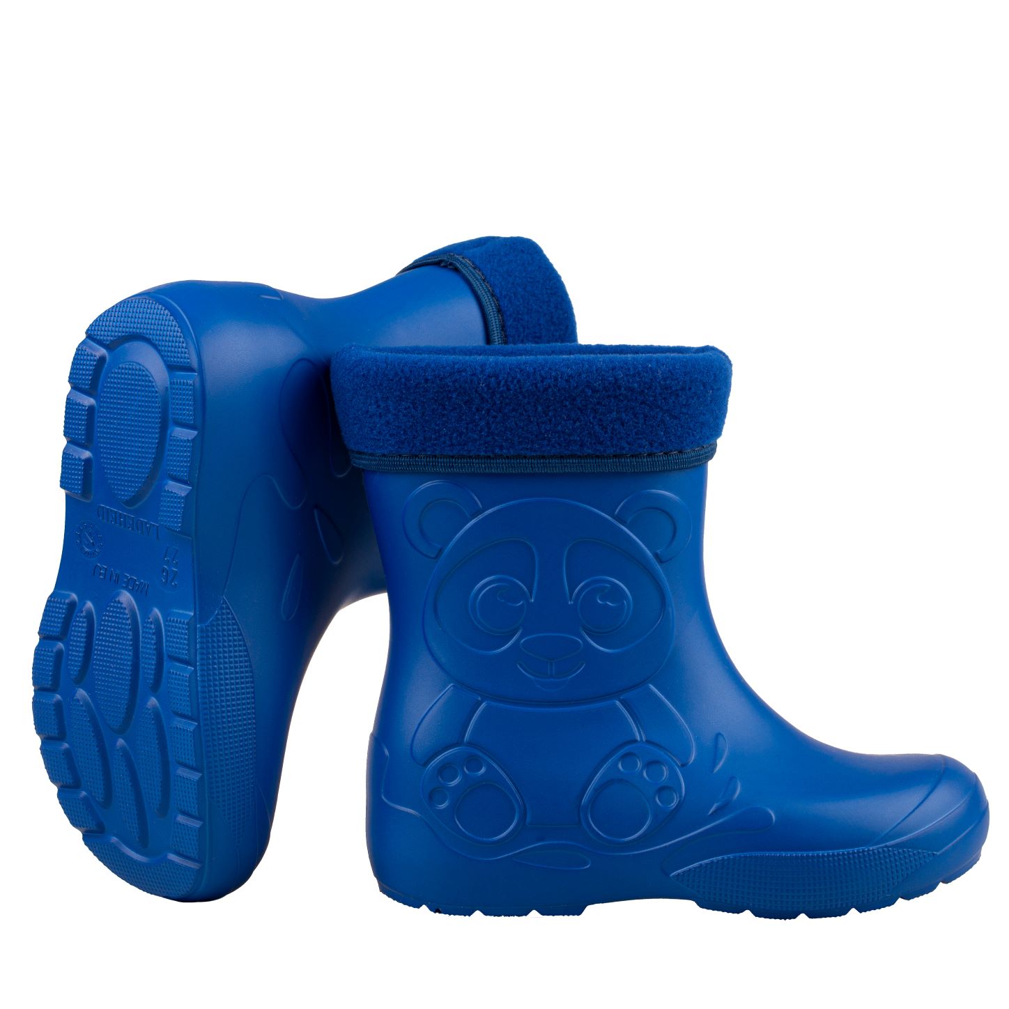 Camminare Παιδικές Γαλότσες Panda με επένδυση Μπλε