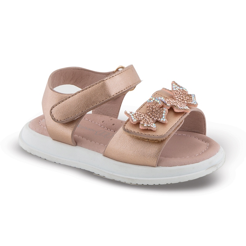 Zak Shoes Παιδικά πέδιλα για κορίτσια Μπρονζέ SD12303