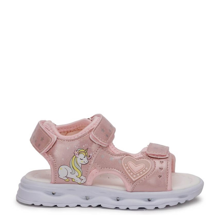 NEW8TEEN παιδικά πέδιλα με φωτάκια Unicorn B0041840