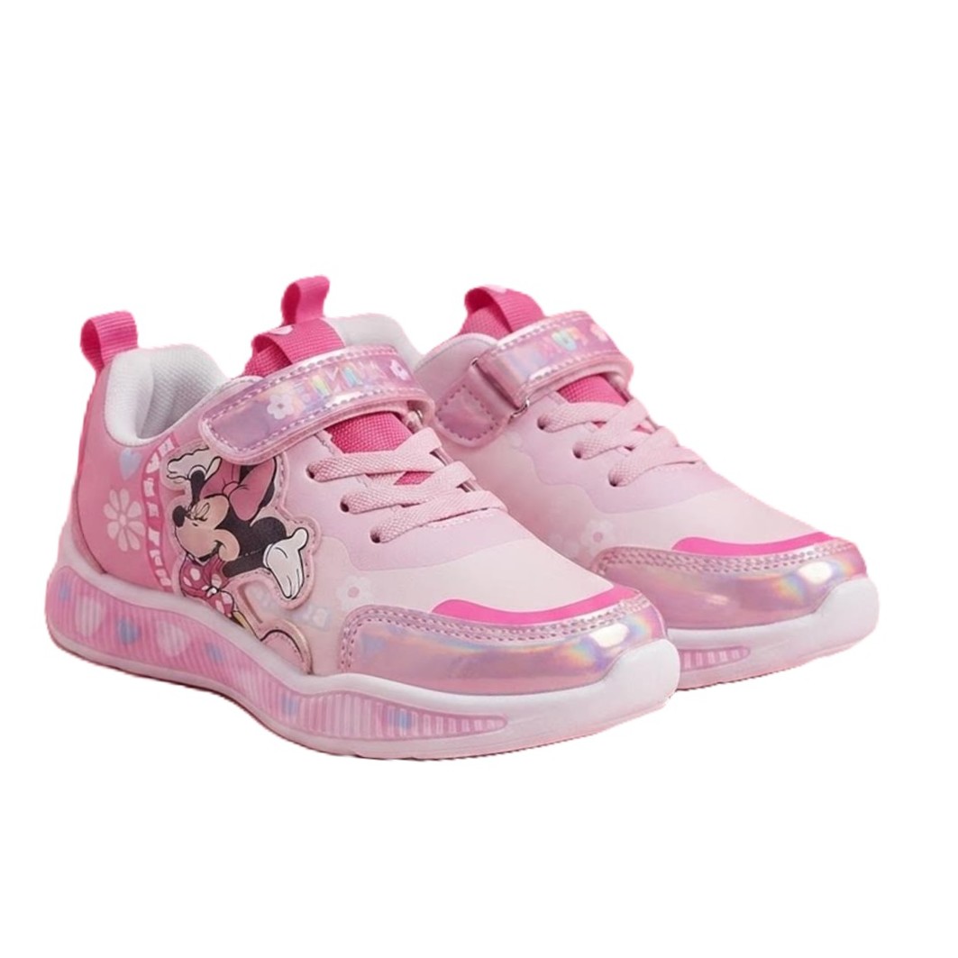Disney παιδικά Αθλητικά Παπούτσια Minnie με φωτάκια 2300007460