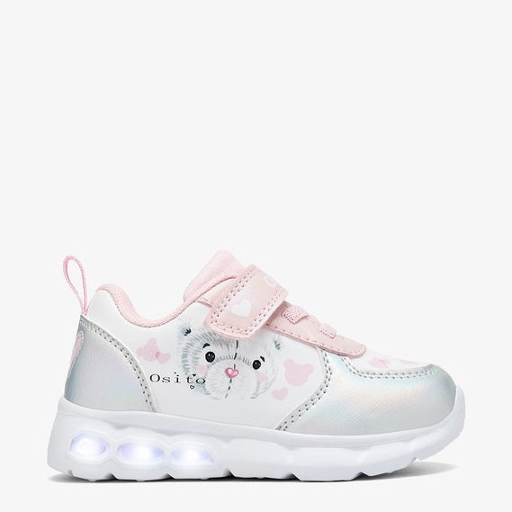 Conguitos παιδικά sneakers με φωτάκια Λευκό OSSH161001