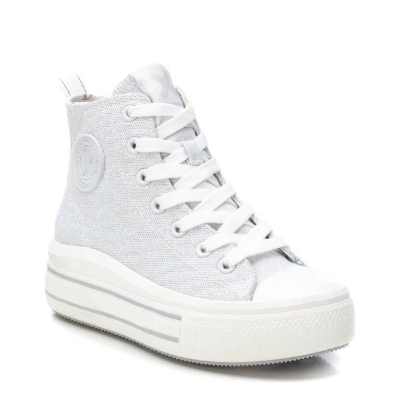 Xti Παιδικά Sneakers high για κορίτσι 151225 Ασημί
