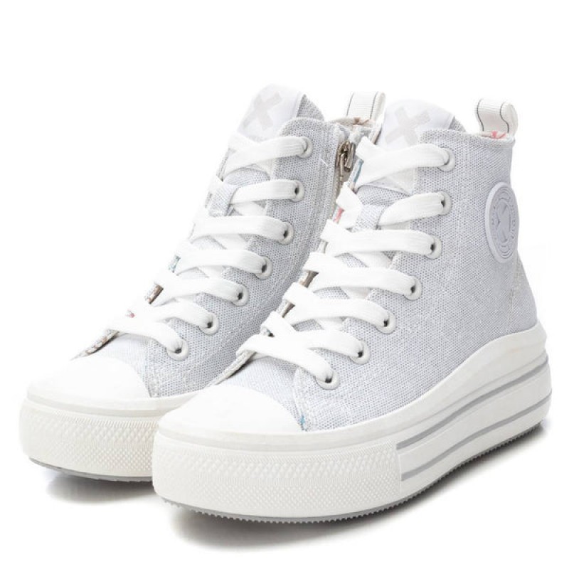 Xti Παιδικά Sneakers high για κορίτσι 151225 Ασημί