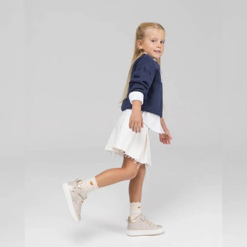 Xti Παιδικά Μποτάκια Sneakers για Κορίτσι Χρυσό 154084