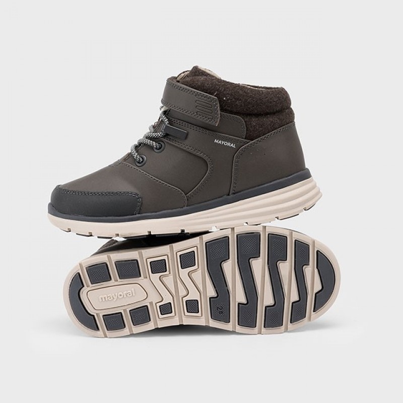 Mayoral Παιδικά Μποτάκια Casual Καφέ Σκούρο 44603-019
