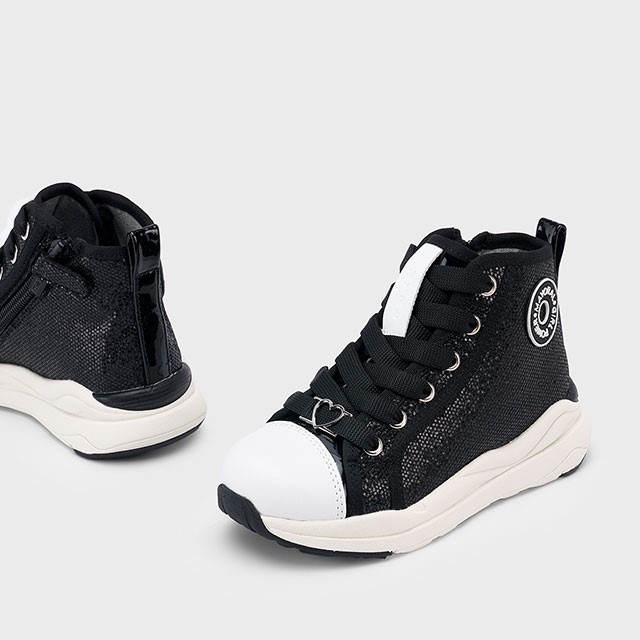 Mayoral Παιδικά Μποτάκια Casual Μαύρο 46576-071