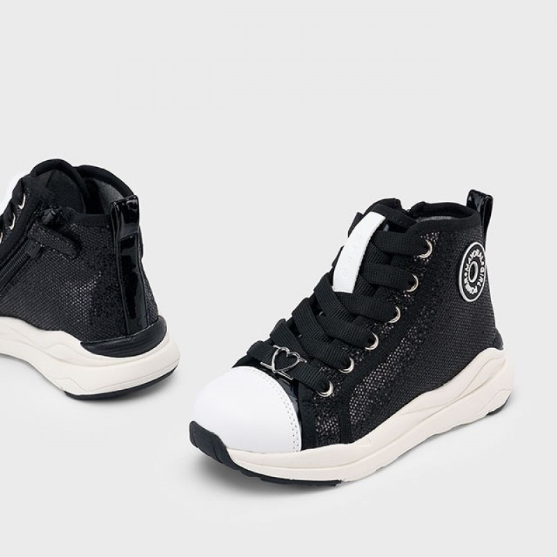 Mayoral Παιδικά Μποτάκια Casual Μαύρο 46576-071