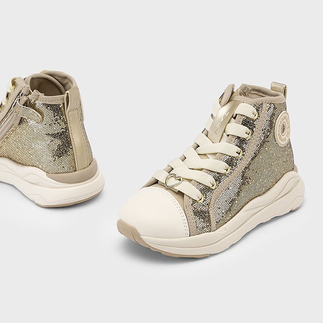 Mayoral Παιδικά Μποτάκια Casual Χρυσό 46576-072