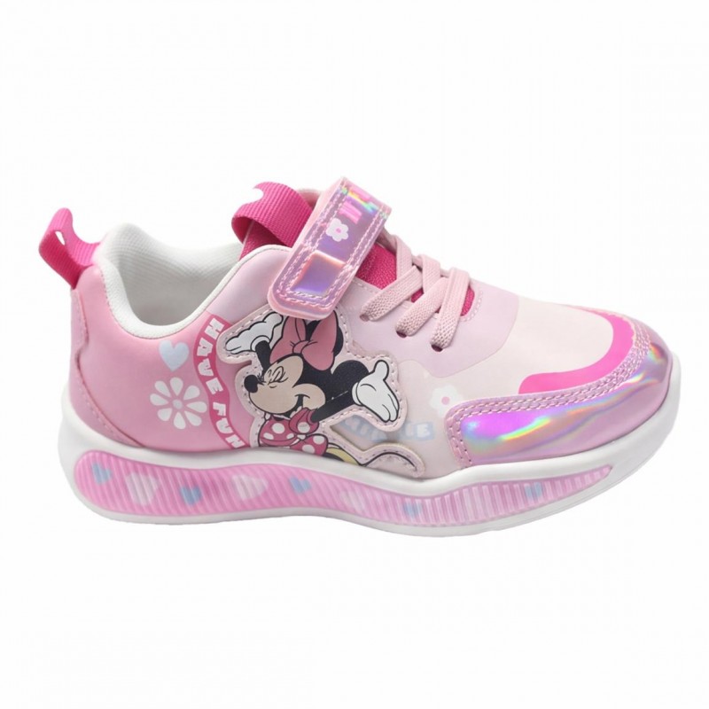 Disney παιδικά Αθλητικά Παπούτσια Minnie με φωτάκια 2300007460
