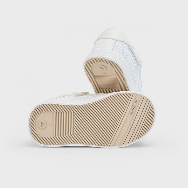 Mayoral Παιδικά Sneakers για κορίτσι Λευκά 25-41620-045