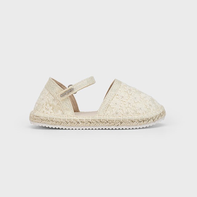 Mayoral Παιδικές Εσπαντρίγιες με λουλούδια για κορίτσι Χρυσό 25-43644-088