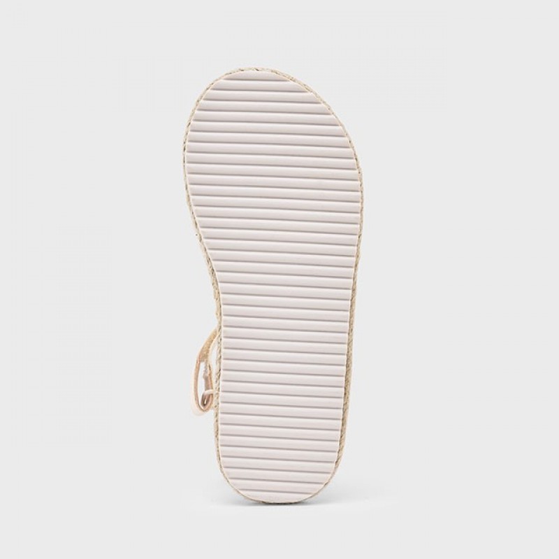 Mayoral Παιδικά Πέδιλα Εσπαντρίγιες για κορίτσι Εκρού 25-43648-012