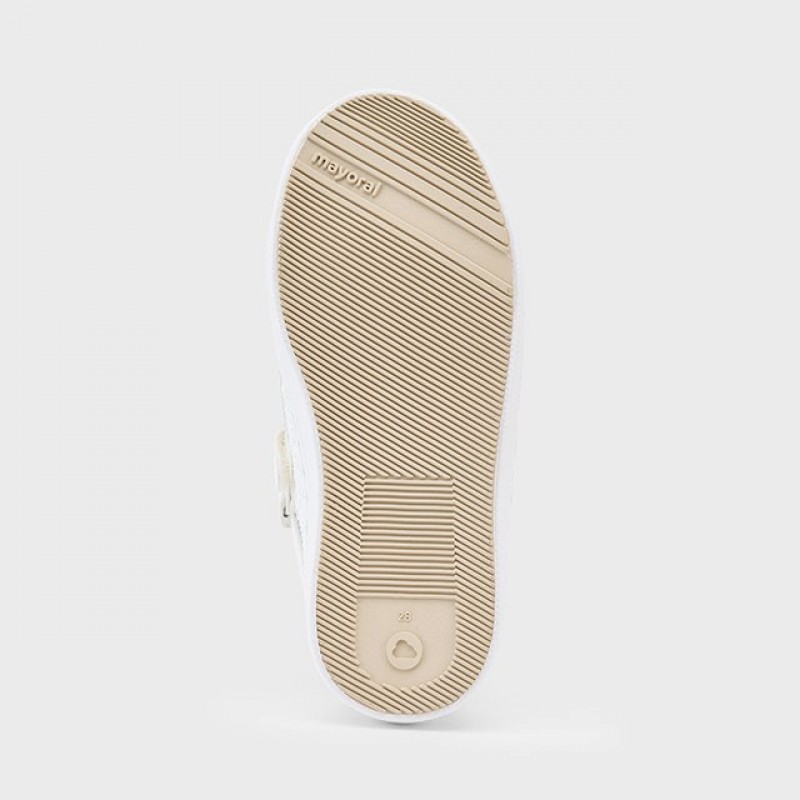 Mayoral Παιδικά Sneakers με glitter για κορίτσι Λευκό 25-45620-045