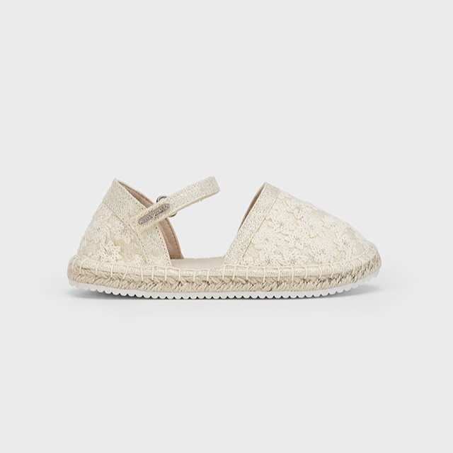 Mayoral Παιδικές Εσπαντρίγιες με λουλούδια για κορίτσι Χρυσό 25-45644-088