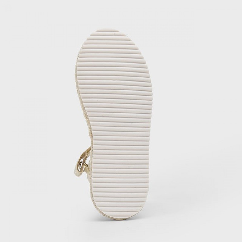 Mayoral Παιδικές Εσπαντρίγιες με λουλούδια για κορίτσι Χρυσό 25-45644-088