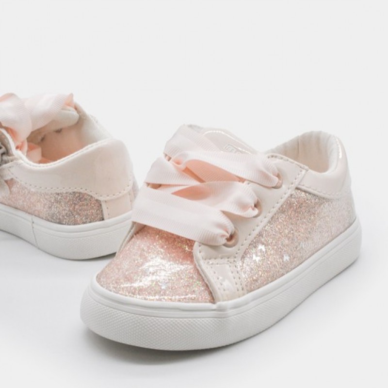 Mayoral παιδικά sneakers για κορίτσια Ροζ 26-41723-093