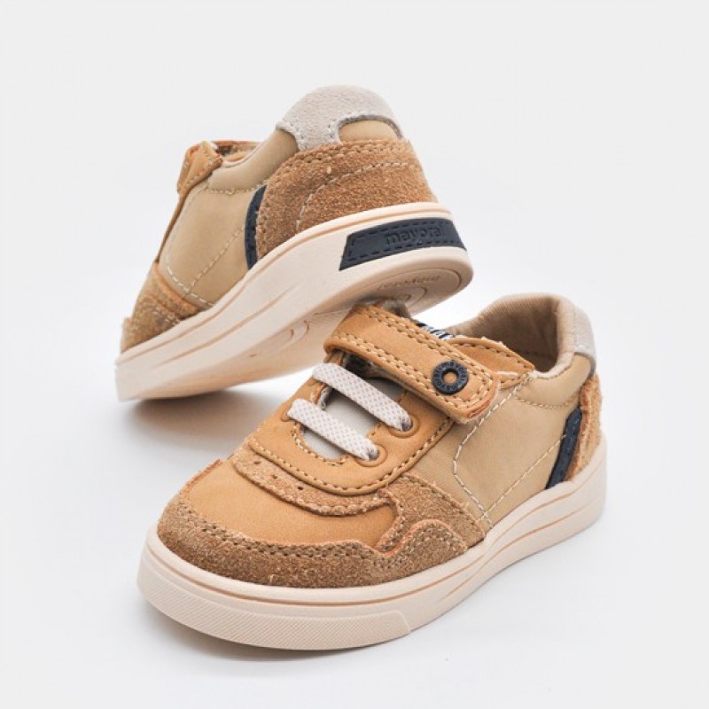 Mayoral παιδικά sneakers για αγόρια Καφέ 26-41761-052