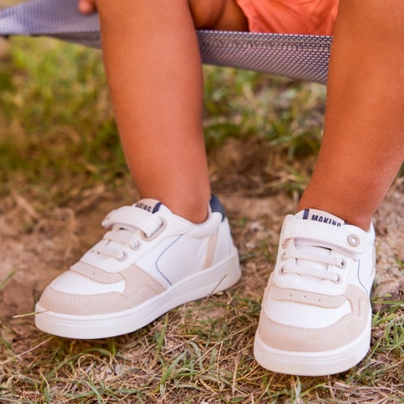 Mayoral παιδικά sneakers για αγόρια Λευκό 26-41761-053