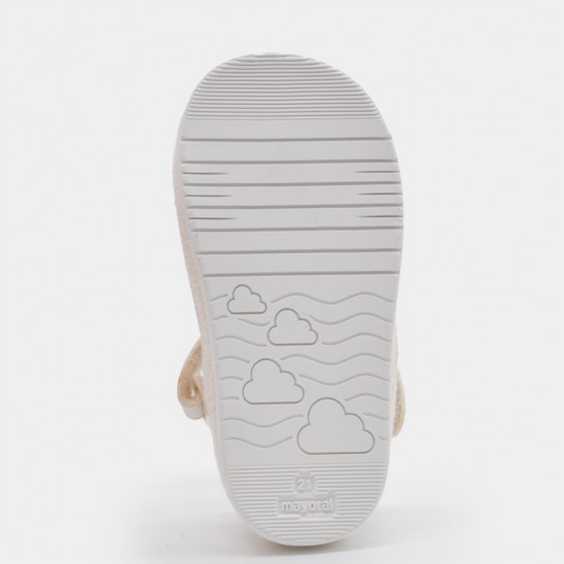 Mayoral παιδικές εσπαντρίγιες Barefoot για κορίτσια Λευκό 26-41791-045