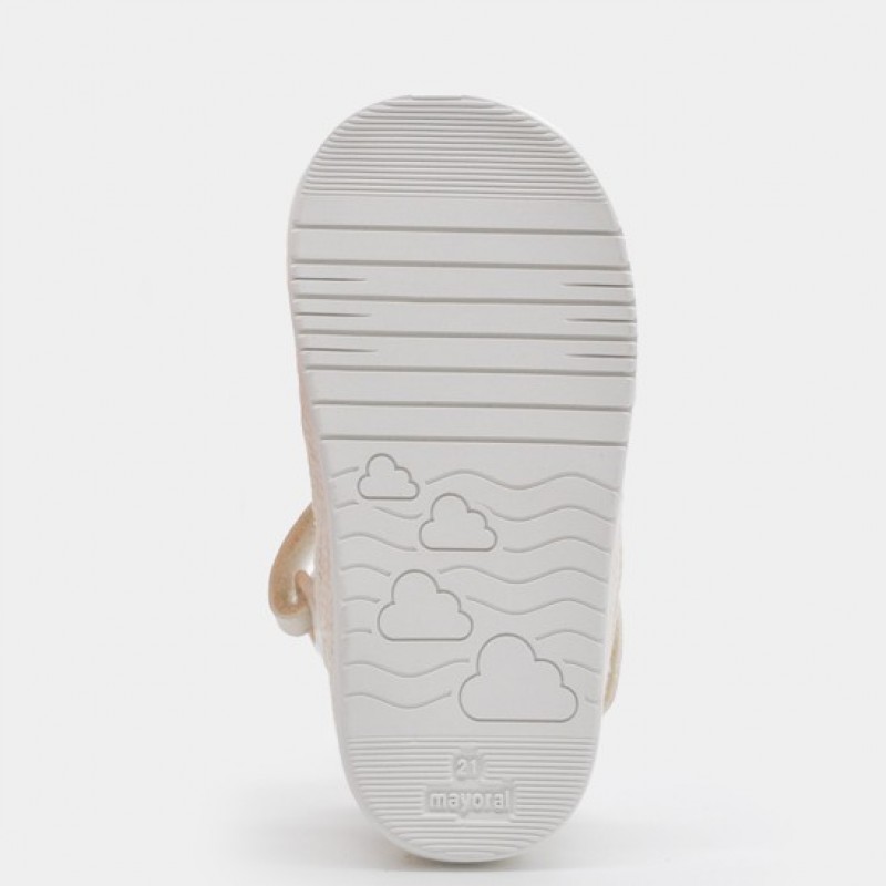 Mayoral παιδικές εσπαντρίγιες Barefoot για κορίτσια Μπεζ 26-41791-046