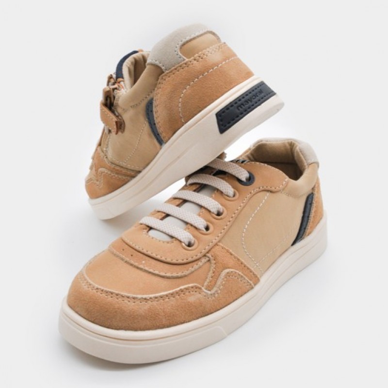 Mayoral παιδικά sneakers για αγόρια Καφέ 26-43761-052