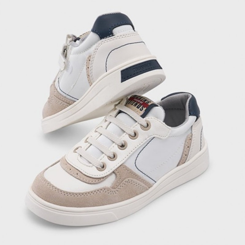 Mayoral παιδικά sneakers για αγόρια Λευκό 26-43761-053