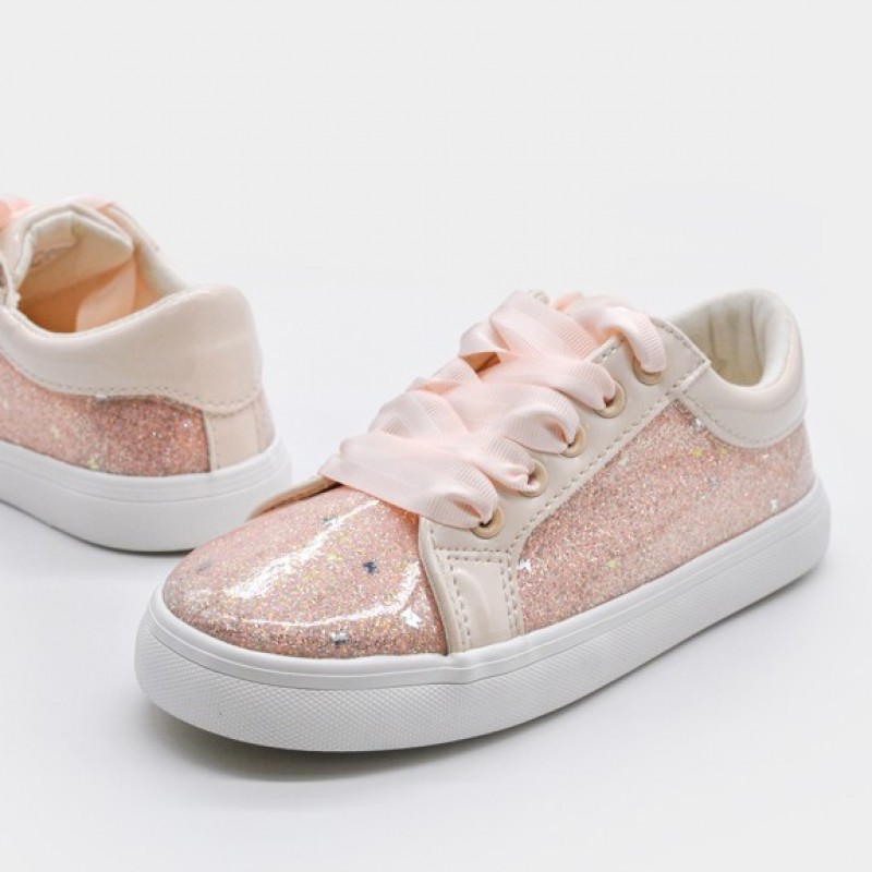 Mayoral παιδικά sneakers για κορίτσια Ροζ 26-45723-093