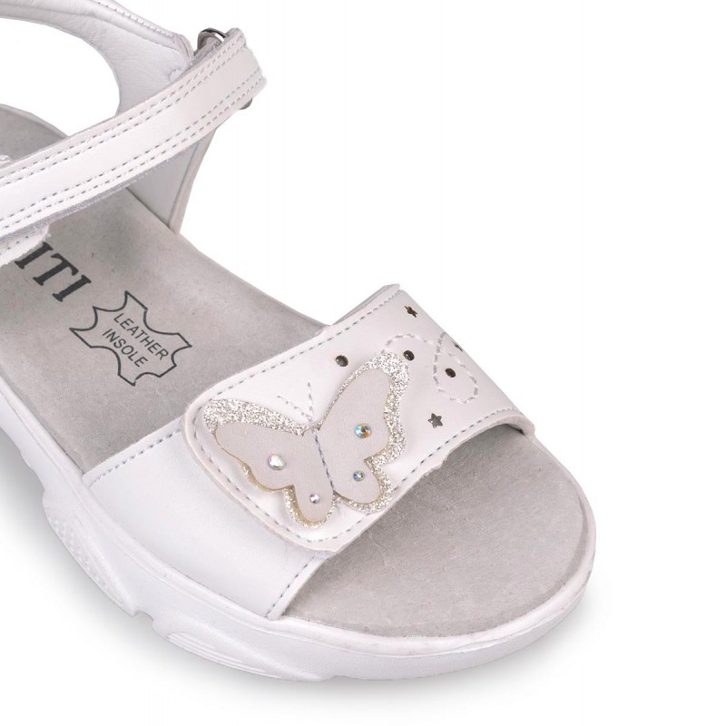 Τουίτι Παιδικά πέδιλα με πεταλούδα για κορίτσι Λευκό 351851