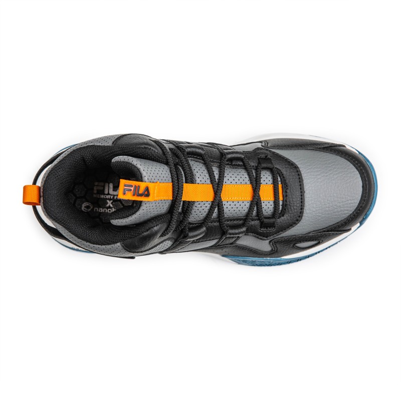 Fila Memory Pick 3 Nanobionic Lace Παιδικά Αθλητικά Μποτάκια Γκρι 3AF53006-035