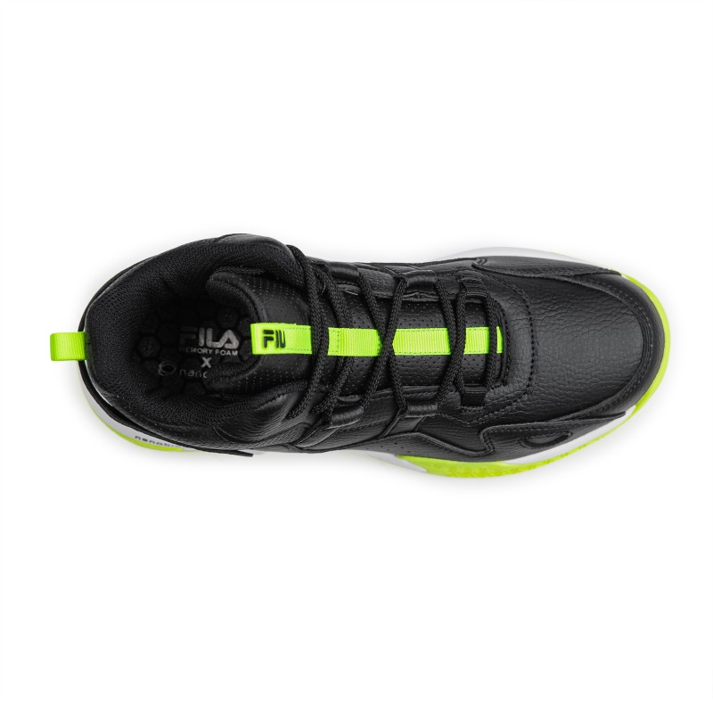 Fila Memory Pick 3 Nanobionic Lace Παιδικά Αθλητικά Μποτάκια Μαύρο 3AF53006-066