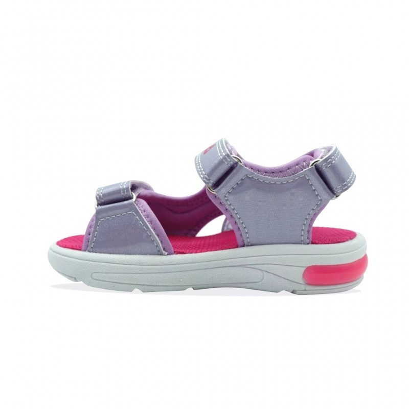Fila K Mermaid Velcro Lights Παιδικά Αθλητικά Πέδιλα με φωτάκια Μωβ 3BK61002-800