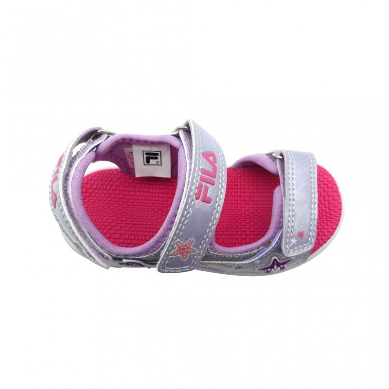 Fila K Mermaid Velcro Lights Παιδικά Αθλητικά Πέδιλα με φωτάκια Μωβ 3BK61002-800
