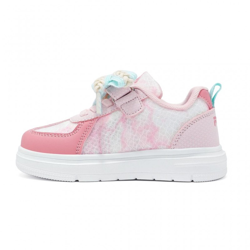 Fila Zeli Memory Velcro Παιδικά παπούτσια για κορίτσια Ροζ 3LS61001-900