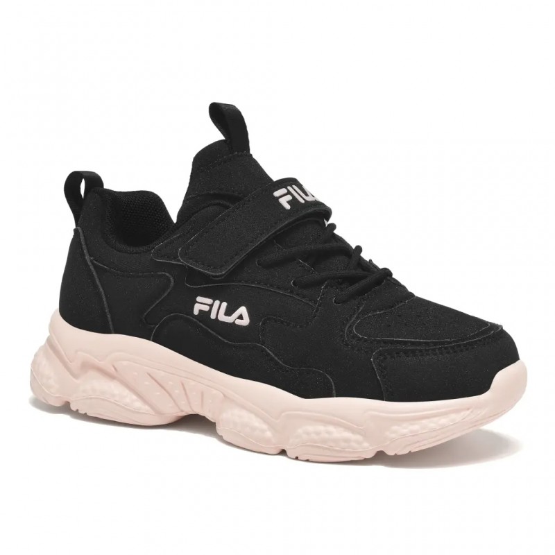 FILA Fun 2 Memory Velcro Παιδικά Αθλητικά Παπούτσια Μαύρο 3YF63003-090