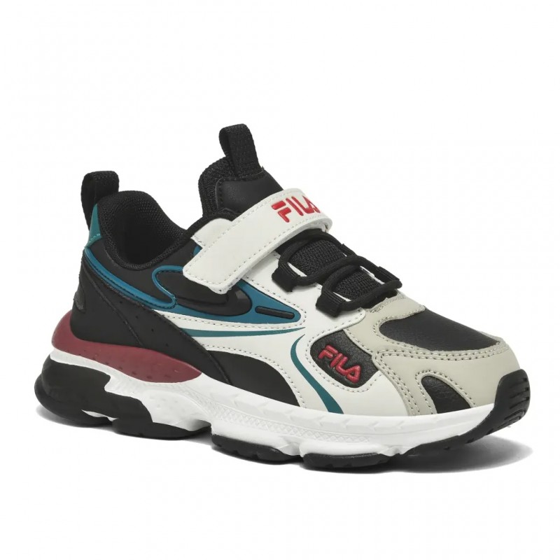 FILA Space 5 Memory Velcro Παιδικά Αθλητικά Παπούτσια Μαύρο 3YF63013-040