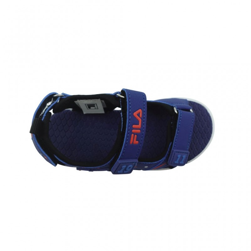 Fila Fila Rocket Velcro Lights Παιδικά Αθλητικά Πέδιλα με φωτάκια Μπλε 3YN61005-200