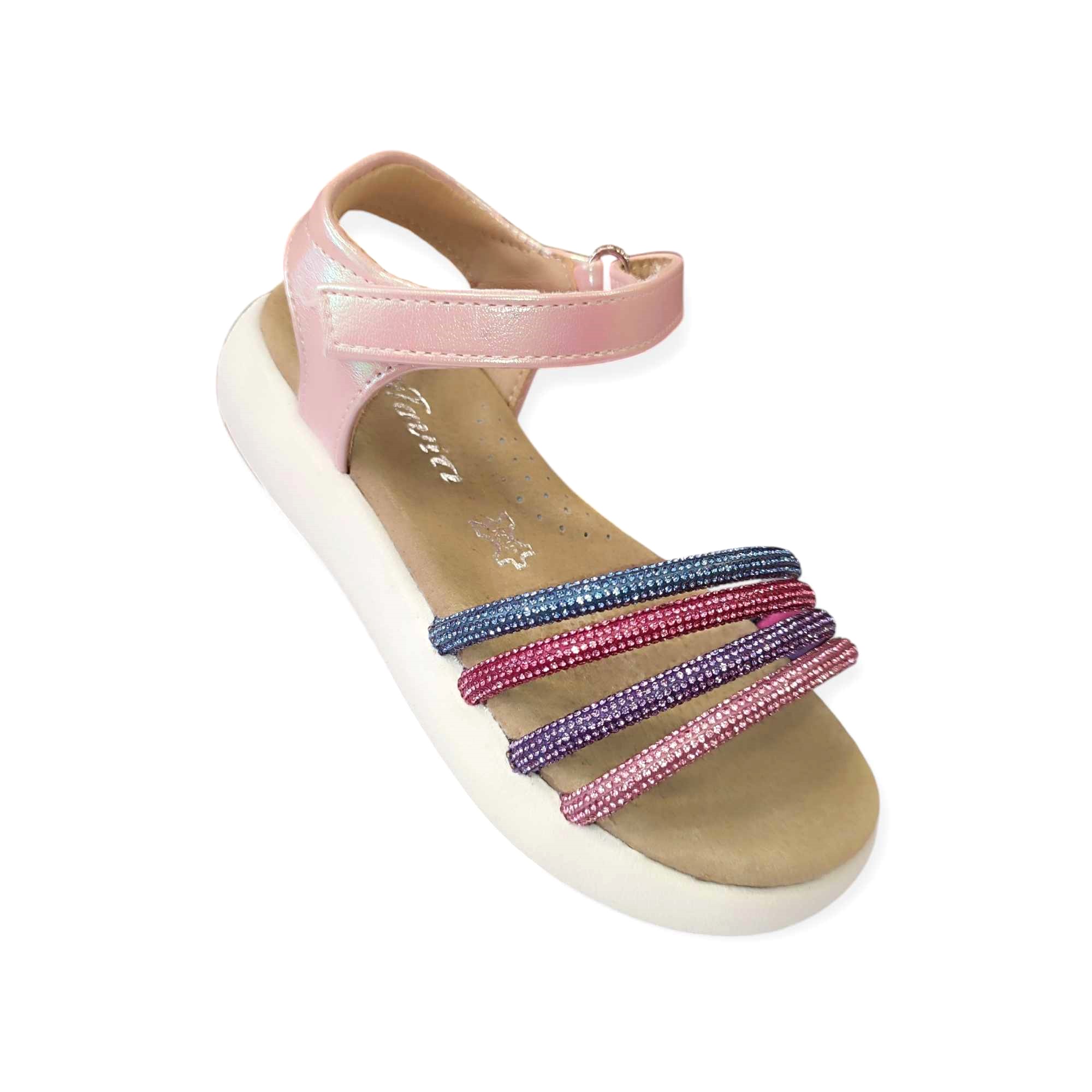 Τουίτι Παιδικά πέδιλα με στρας για κορίτσι Ροζ 551101