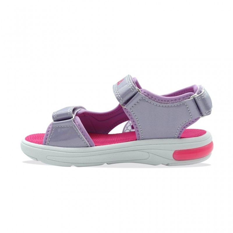 Fila K Mermaid Velcro Lights Παιδικά Αθλητικά Πέδιλα με φωτάκια Μωβ 7BK61002-800