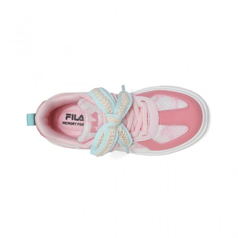 Fila Zeli Memory Velcro Παιδικά παπούτσια για κορίτσια Ροζ 7LS61001-900