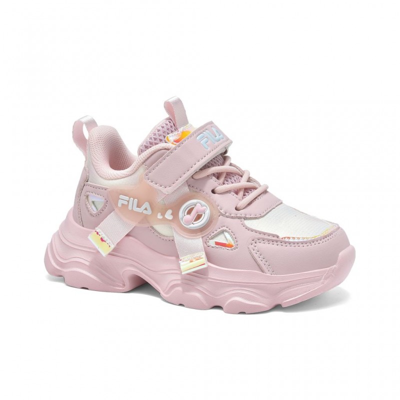 Fila Musha 3 Memory Βρεφικά Αθλητικά Παπούτσια Ροζ 7YF61003-900