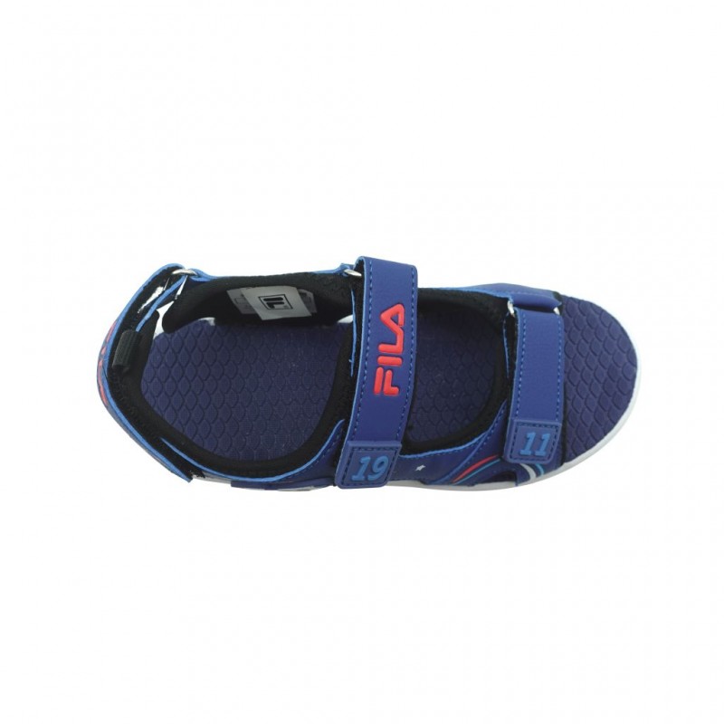 Fila Fila Rocket Velcro Lights Παιδικά Αθλητικά Πέδιλα με φωτάκια Μπλε 7YN61005-200