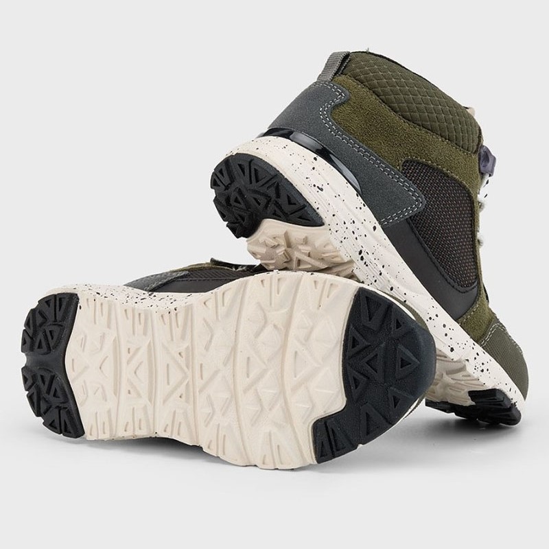 Mayoral παιδικά μποτάκια για αγόρια Χακί 46512-43